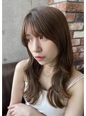  [The C岩崎]小顔◎セミロングくびれ巻き/20代/30代/40代