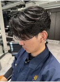 NEXTNEO石井/ナチュラルセンターパート刈り上げ前下がり