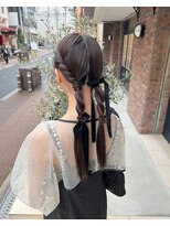 トータルビューティ ジェム バイ ヘアタイム(TOTAL BEAUTY gem by HAIR TIME)&nbsp;ツインアレンジ　お呼ばれヘア