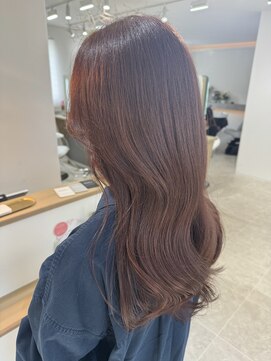 ビビバイベル(BiVi by BHEL) 秋ピンクブラウン髪質改善レイヤーカット