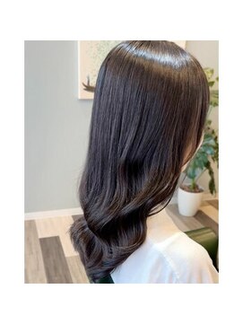 ランソ(RUNSO) ワンレン×黒髪×巻き髪