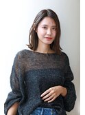 大人切りっぱなしボブ
