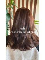 アッシュ アーティスティック スタジオ オブ ヘア(Ash artistic studio of hair)&nbsp;コーラル×ロング