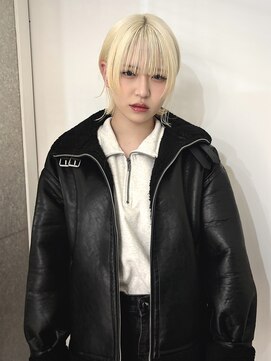 スリット(slit) 抜きっぱなし/ブロンド/イメチェン/こなれミディ/ブリーチ