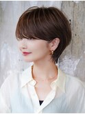 ショートヘア/分け目なし/イメチェン/30代40代50代/表参道