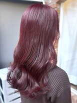 ラレイ ハラジュク(Lalei harajuku)&nbsp;【白石】ブリーチなしピンクブラウン暖色ワインレッド原宿