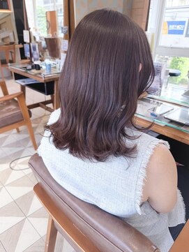 バブ バイネオリーブ(Bab by neolive) くびれヘア/アプリコットオレンジ/夏/韓国ヘア/自由ヶ丘