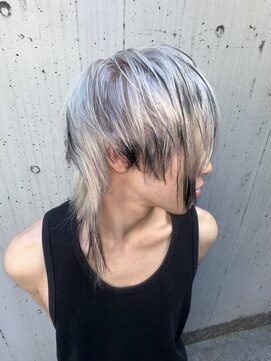 キイ 原宿 表参道(K.e.y) シャギーカット/デザインカラー/シルバーカラー