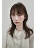 【土日祝】カット+透明感ツヤカラー+集中ケアトリートメント￥18700→￥13000