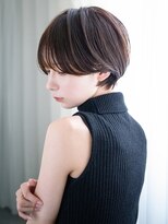 アルバム 新宿(ALBUM SHINJUKU)&nbsp;ショート暗めカラー前髪カットおくれ毛_F0147