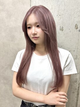 ルノン(LUNON) 暗めカラーグランマッシュデザインカラーフェイスフレーミング