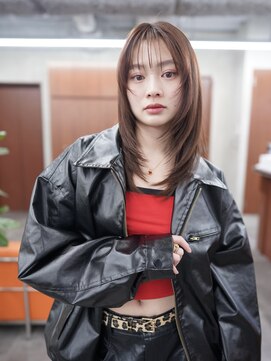 ニコ トウキョウ 渋谷(nico TOKYO) グレージュ韓国ミディアムボブレイヤーウルフボブレイヤーカット