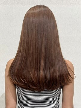 アイビー(ivy) ショコラブラウン髪質改善美髪ストレート透明感韓国風秋カラー