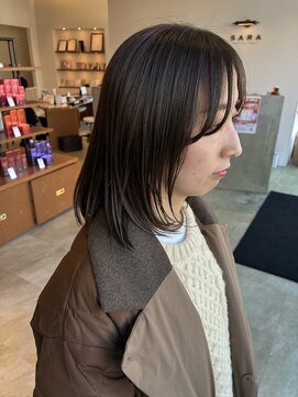 サラビューティーサイト 志免店(SARA Beauty Sight) 【志免】オリーブブラウン×ボブ☆山之内