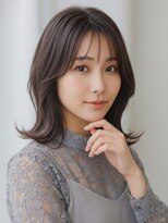 リリアーナ(LILIANA) 池袋 グレーブラウン 大人ミディアム パープルブラウン 髪質改善