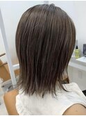 くびれボブシャギーカットスモーキーカラー本厚木20代～50代