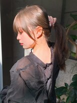 ノエル 池袋店(noel)&nbsp;ブリーチなしダブルカラー/顔周りカット/レイヤーカット