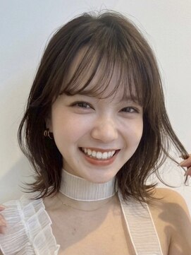 ミンクスリッカ 表参道(MINX RICCa) 【MINX RICCa-ミンクスリッカー】レイヤーボブxアッシュベージュ