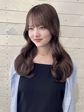 ルノン フィージュ(LUNON fieju) 黒髪クラゲヘアーオリーブグレー小顔ココアベージュ