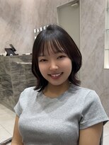 ハルキミナトジャパン ヒロシマ(HARUKI MINATO japan HIROSHIMA)&nbsp;くびれ肩ボブ×シースルーバング