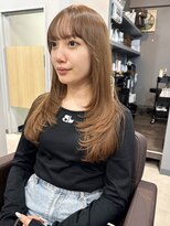 アトレ アネックス(attrait ANNEX)&nbsp;大人っぽいブラウンのセミロング×3点ケアで柔らかな仕上がり