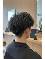 アクセスムーン 上水戸店(Access Moon)&nbsp;MEN’S HAIR/波巻きツイストスパイラル/リバースセンターパート