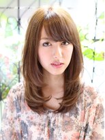 ヘアーデザイン リント(hair design Rinto) 前下がりのレイヤーボブミディヘアスタイル◎20代30代40代50代