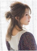 ☆月曜営業☆【ojiko.】大人可愛いお団子ハーフアップ