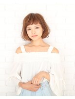 ヘアージェニック(hair genic) ふんわりキュートなボブ