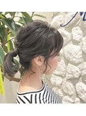 グレージュ☆ポニーテール