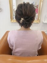 ヘアーサロン シム(hair salon Cime)&nbsp;波ウェーブ大人アップ【Cime】