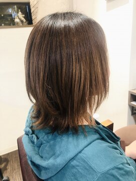 ヘアースパパズ(hairspaPAZ) くびれミディの外ハネボブウルフ♪ 祐天寺/トリートメント/コタ