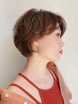 ダヴィン 中目黒(DaVin) 【DaVin中目黒】春ショート ベージュカラー コスメパーマ