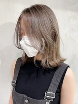 アイティーバイアルバム 下北沢店(IT by ALBUM)&nbsp;ミルクティーベージュ_ショコラベージュボブルフ_ba35035