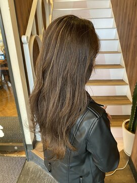 アヴァンス 天王寺店(AVANCE.) ハイライト×ミルクティーベージュ