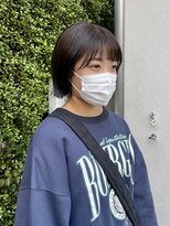 カサネ(casane)&nbsp;地毛風カラー×ミニボブ