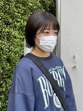 カサネ(casane) 地毛風カラー×ミニボブ