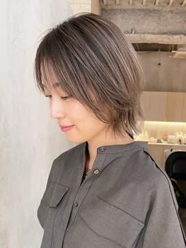 アルバム 渋谷パルコ(ALBUM) グレージュボブ_グレージュカラーボブウルフ_ba415081