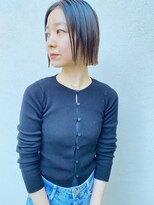 フェンヘアーアイス 中目黒(Fen.hair ici)&nbsp;ボブ　切りっぱなし　グラデーションカラー