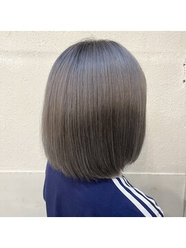 ボアップ(boappu) #グレーカラー#ケアブリーチ#髪質改善トリートメント