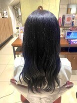 アース 川崎店(HAIR&MAKE EARTH)&nbsp;ネイビーカラー