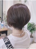 【 I. 】30代からの襟足すっきり前下がりショートボブ 川口