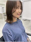 【くびレイヤーエモージュ前髪マチルダボブ】