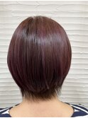 ピンクショートボブ