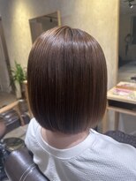 ベルプロッドバイアルター 千葉(bel. prod by aL-ter)&nbsp;【bel.高野】切りっぱなしボブ/美髪/ピンクブラウン/千葉