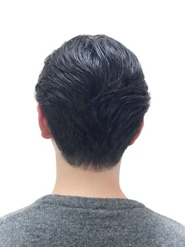 黄ぐまくん美容室 メンズ ショート レイヤー