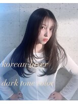 アンダーバーホワイト 浜松店(_WHITE) 韓国トレンドレイヤー×ダークトーンカラー