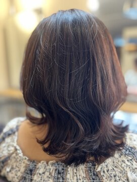 アメリ ココロ 南森町店(Ameri cocoro.) 【レッド/セミロング/似合わせボブ】#Ameri  #南森町