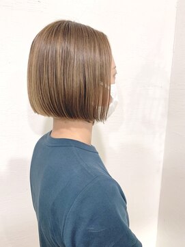 ローグ ヘアー 金町店(Rogue HAIR) ローグ金町《沙月》　あごライン切りっぱなしボブ