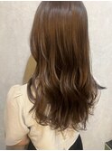 20代30代のうる艶ロングウェーブ×艶感カラー 髪質改善Tr